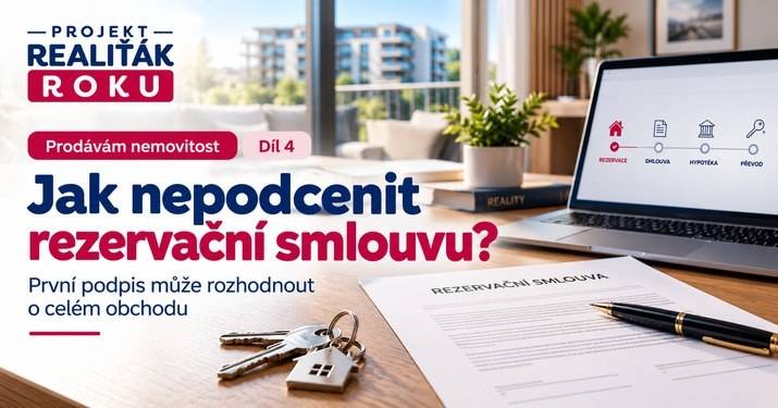 Jak nepodcenit rezervační smlouvu? První podpis může rozhodnout o celém obchodu