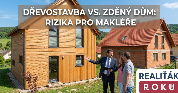 Dřevostavba není zděný dům: Rizika, která makléř nesmí ignorovat