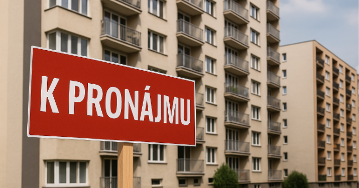 Kdo si dnes pronajme byt? Nájmy rostou mírně, trh je extrémně rychlý. Česko +7,24 % meziročně, inzerce jen 22 dní