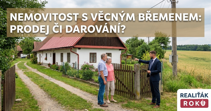 Nemovitost s věcným břemenem: kdy ji lze darovat nebo prodat a na co si dát zásadní pozor