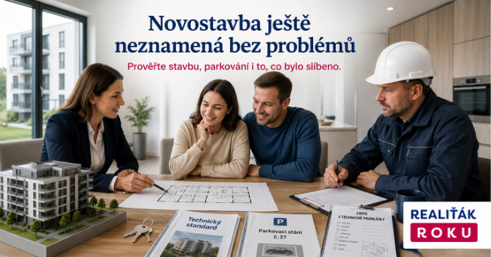 Novostavba ještě neznamená bezproblémový byt. Na co si dát pozor u dřevostavby, parkování i slibů při prodeji