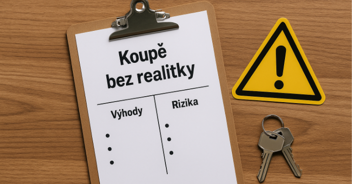 Jak koupit nemovitost bez realitky – výhody, rizika a kdy se to nevyplácí