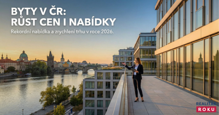 Prodej bytů v ČR za 7 let: metr se zdvojnásobil na 95 296 Kč. Přesto se trh v roce 2026 zrychluje a nabídka je nejvyšší za celé období