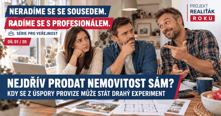 Nejdřív prodat nemovitost sám? Kdy se z úspory provize může stát drahý experiment