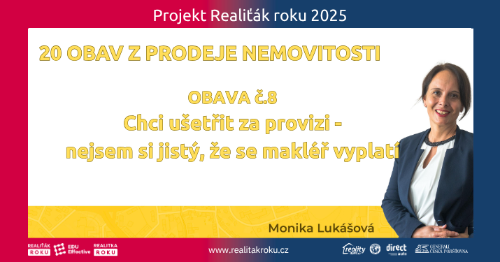 Obava č. 8: Chci ušetřit za provizi – nejsem si jistý, že se makléř vyplatí