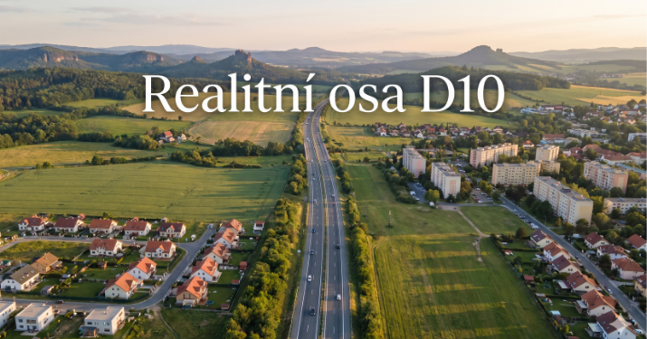 D10 mění mapu bydlení mezi Prahou, Mladou Boleslaví a Turnovem. Nejde jen o dojezd do metropole, ale i o pracovní trh a severní zázemí