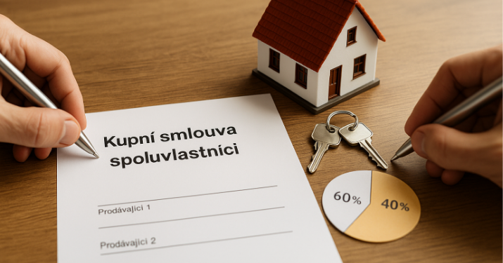 Když prodává více vlastníků: jak na spoluvlastnictví a rozdělení výnosu