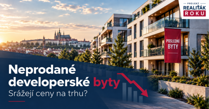 Neprodané developerské byty: srážejí ceny na realitním trhu? Co se skutečně děje s posledními jednotkami