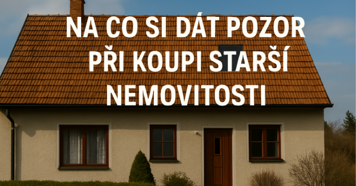 Na co si dát pozor při koupi starší nemovitosti