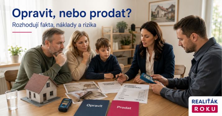 Vážná technická závada nebo drahá rekonstrukce: kdy je lepší opravovat a kdy prodat (a jak předejít reklamacím)