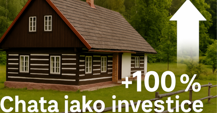 Chata jako investice? Za pět let se ceny chat a chalup v ČR zdvojnásobily – a poptávka stále drží