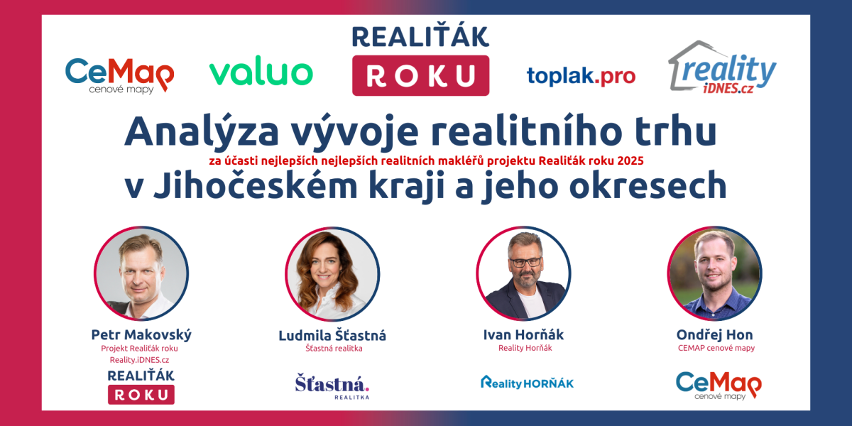 Analýza vývoje realitního trhu v Jihočeském kraji (únor 2026): Stabilní růst, rozdíly mezi okresy a návrat investorů. Co ukázal únor 2026?