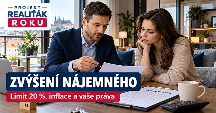 Zvýšení nájemného v roce 2026: kdy může pronajímatel zdražit, jak funguje limit 20 % a co dělat při nesouhlasu