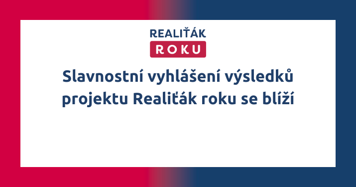Vyhlášení výsledků projektu Realiťák roku 2025 proběhne ve Sněmovně. Standardní místa jsou vyprodaná