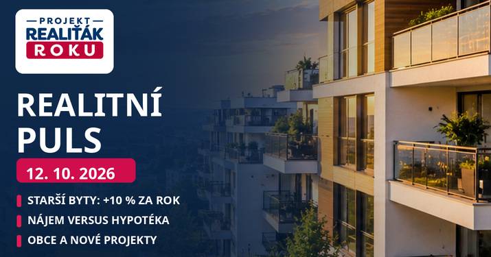 Realitní puls 12. 10. 2026: Starší byty zdražily o 10 %, nájem versus hypotéka a obce rozhodují o výstavbě