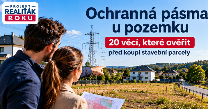 Ochranná pásma u pozemku: 20 věcí, které ověřit před koupí stavební parcely