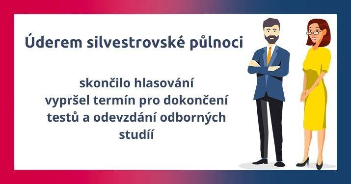 Skončilo hlasování a vypršel termín pro testy a studie
