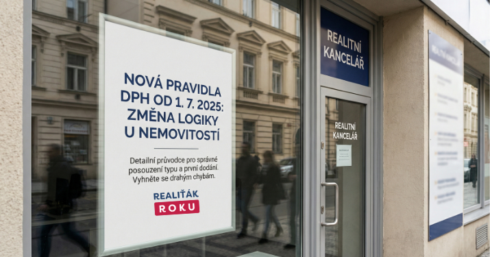 Nová pravidla DPH u nemovitostí od 1. 7. 2025: podrobný průvodce pro makléře, prodávající i investory