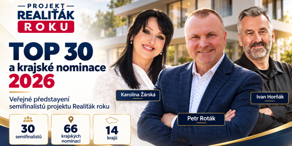 Projekt Realiťák roku 2026: známe TOP 30 semifinalistů a krajské nominace