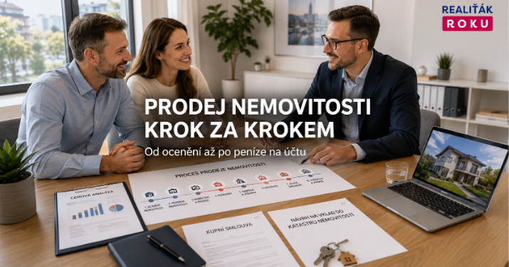 Jak probíhá prodej nemovitosti krok za krokem: od ocenění až po peníze na účtu