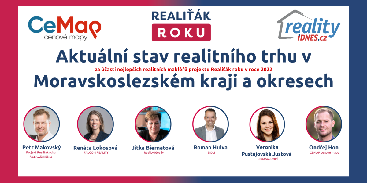 Analýza vývoje realitního trhu v Moravskoslezkém kraji s TOP realitními makléři projektu