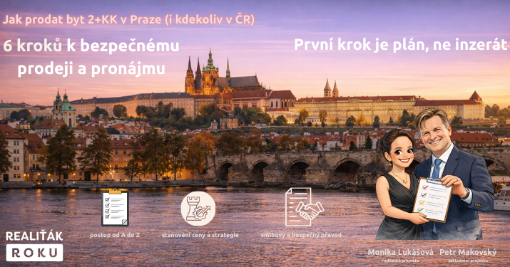 Chci prodat 2+kk NEJEN v Praze. První krok je plán, ne inzerát
