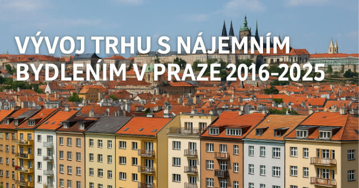 Vývoj trhu s nájemním bydlením v Praze (2016–2025)