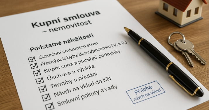 Co všechno musí obsahovat kupní smlouva? Praktický rozbor pro laiky