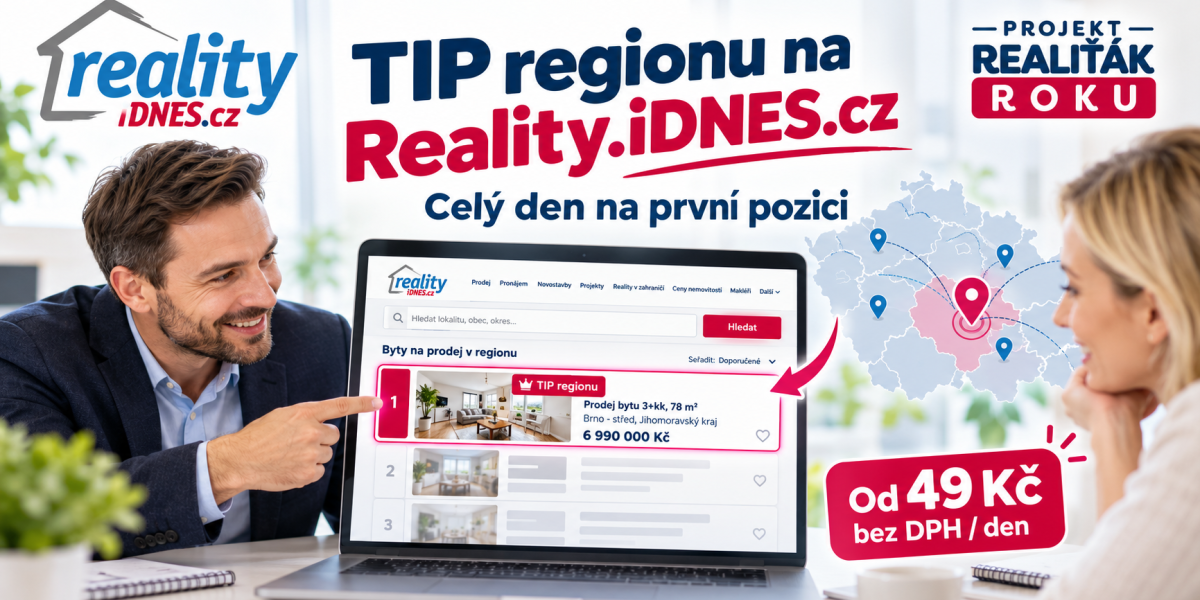 TIP regionu na Reality.iDNES.cz: kdy se vyplatí celodenní první pozice a kolik stojí