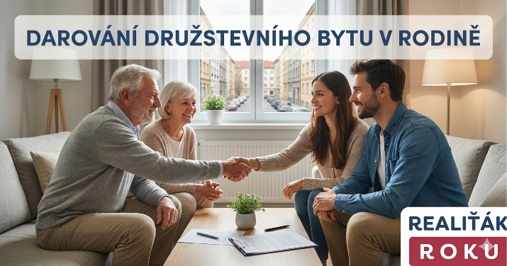 Darování družstevního bytu v rodině: co přesně darujete, co hlídá družstvo a na co si dát pozor