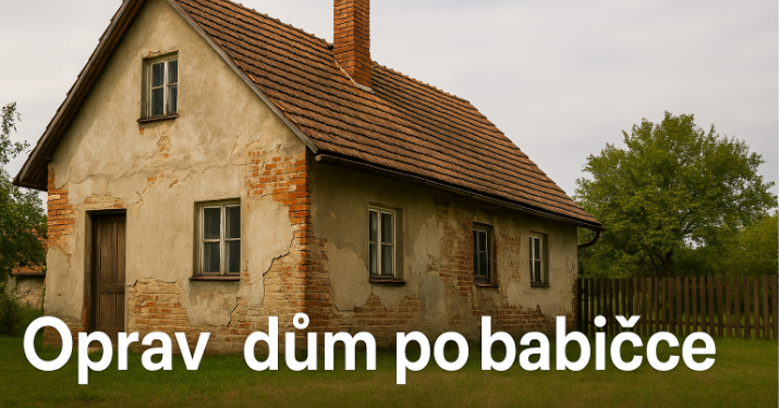 Oprav dům po babičce: Výjimečná dotační příležitost pro vlastníky starších domů