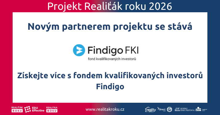 Nový partner projektu Realiťák roku pro rok 2026: Findigo FKI - Spojení realitní praxe a financování, které dává smysl klientům i profesionálům