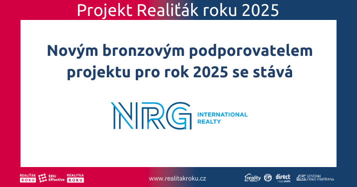 Novým bronzovým podporovatelem  projektu pro rok 2025 se stává NRG International Realty