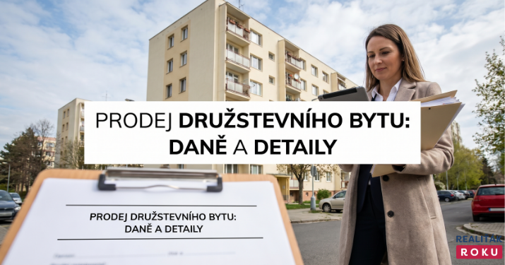 Daň z prodeje družstevního bytu vás může stát statisíce. Nebo taky nic. Rozhodují detaily
