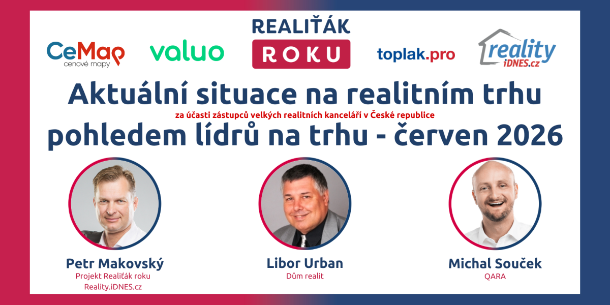 Analýza vývoje realitního trhu – červen 2026: ceny rostou, ale rozdíly mezi segmenty jsou stále větší
