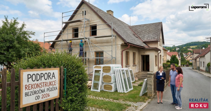 Bezúročný úvěr na rekonstrukce: nový impuls pro prodej starších nemovitostí