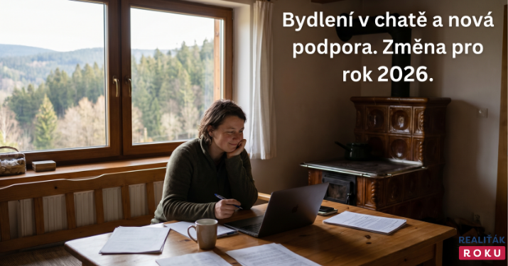Průlom v dávkách na bydlení: na podporu nově dosáhnou i nájemci chat a chalup. Co to znamená pro nájemní trh v roce 2026