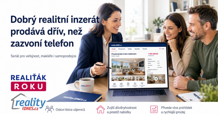 Dobrý realitní inzerát prodává dřív, než zazvoní telefon