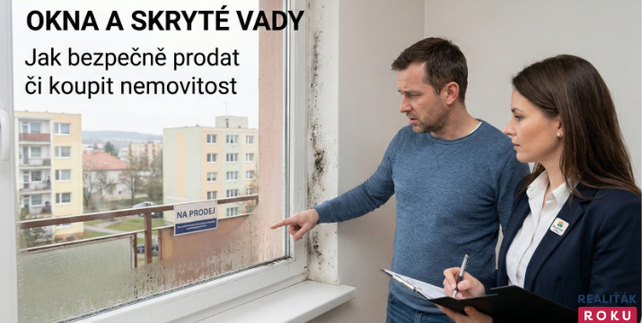 Okenní výplně a reklamace vad: nejčastější technické chyby, varovné signály a jak je bezpečně řešit při prodeji nemovitosti
