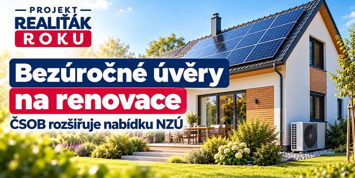 Bezúročné úvěry na renovace se rozšiřují. ČSOB nabízí až 2 miliony korun, SVJ mají přijít na řadu v listopadu