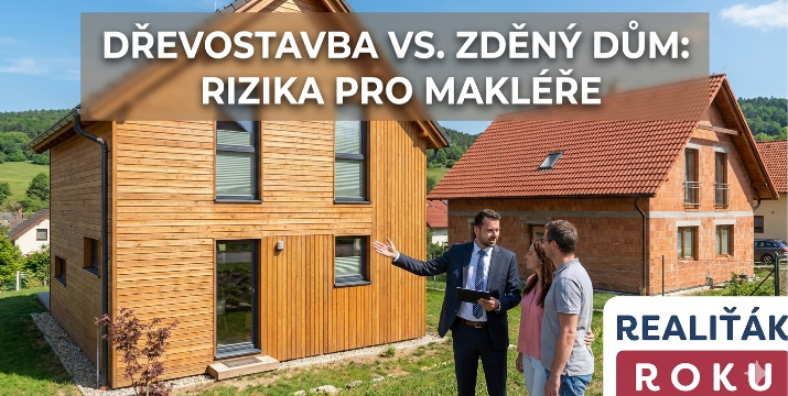 Dřevostavba není zděný dům: Rizika, která makléř nesmí ignorovat