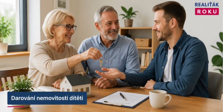 Darování nemovitosti dítěti: soud, právo dožití, daně a 12 rizik, která je nutné vyřešit před podpisem