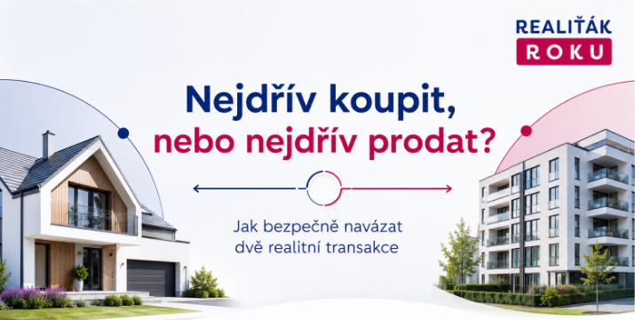 Chci nejdřív koupit a potom prodat: jak bezpečně navázat dvě realitní transakce