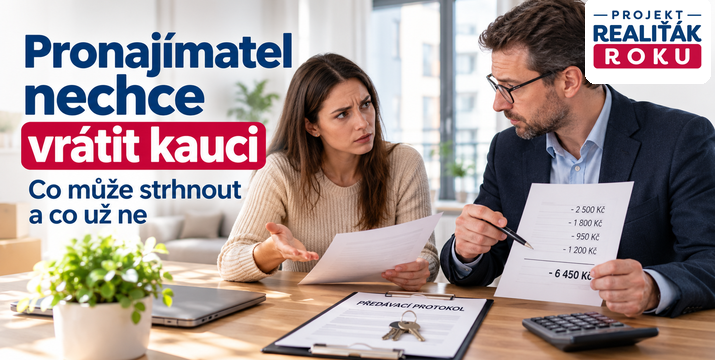 Pronajímatel nám nechce vrátit kauci. Může si strhnout malování, úklid i běžné opotřebení bytu?