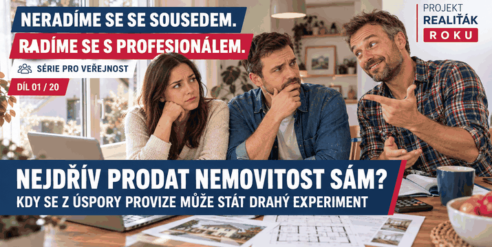 Nejdřív prodat nemovitost sám? Kdy se z úspory provize může stát drahý experiment