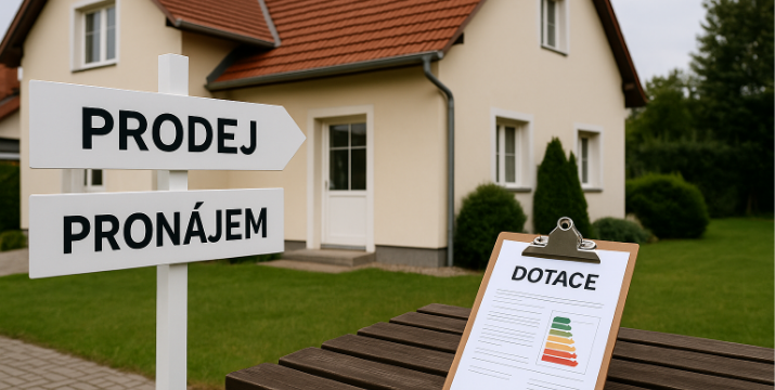 Můžete dům po získání dotace prodat nebo pronajmout? Jaká pravidla platí