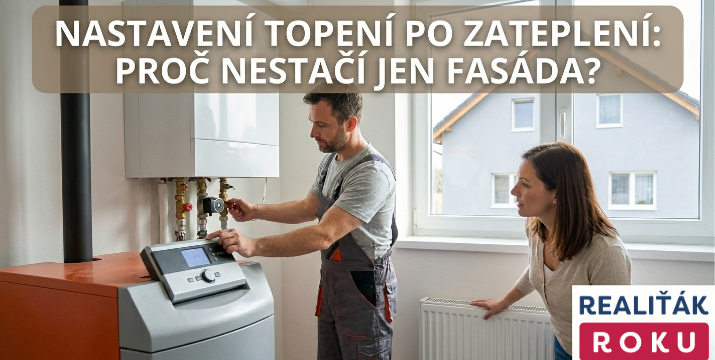 Jak správně nastavit topnou soustavu po zateplení: proč nestačí jen „udělat fasádu“