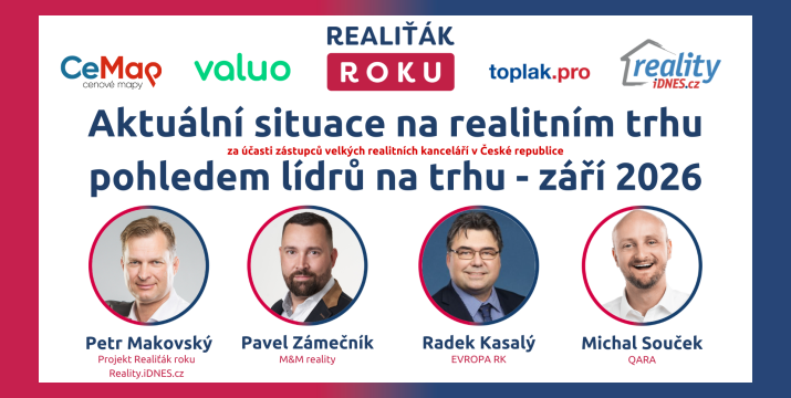 Blíží se krize na realitním trhu? Lídři trhu vidí spíš zpomalení, větší rozdíly a boj o správnou cenu