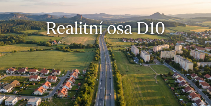 D10 mění mapu bydlení mezi Prahou, Mladou Boleslaví a Turnovem. Nejde jen o dojezd do metropole, ale i o pracovní trh a severní zázemí