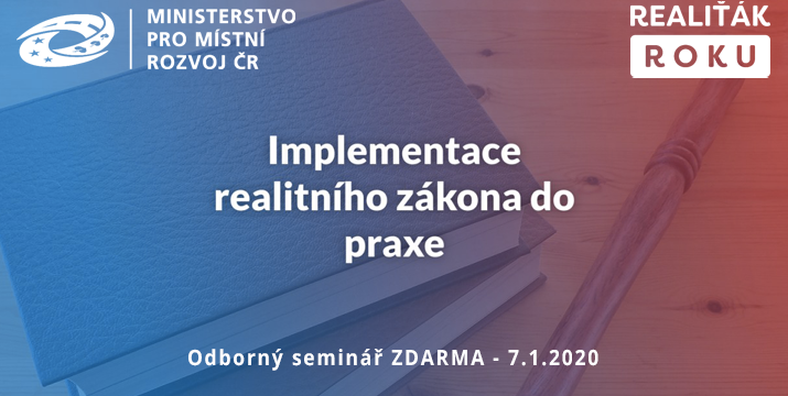 Zveme vás ZDARMA na seminář Implementace realitního zákona do praxe